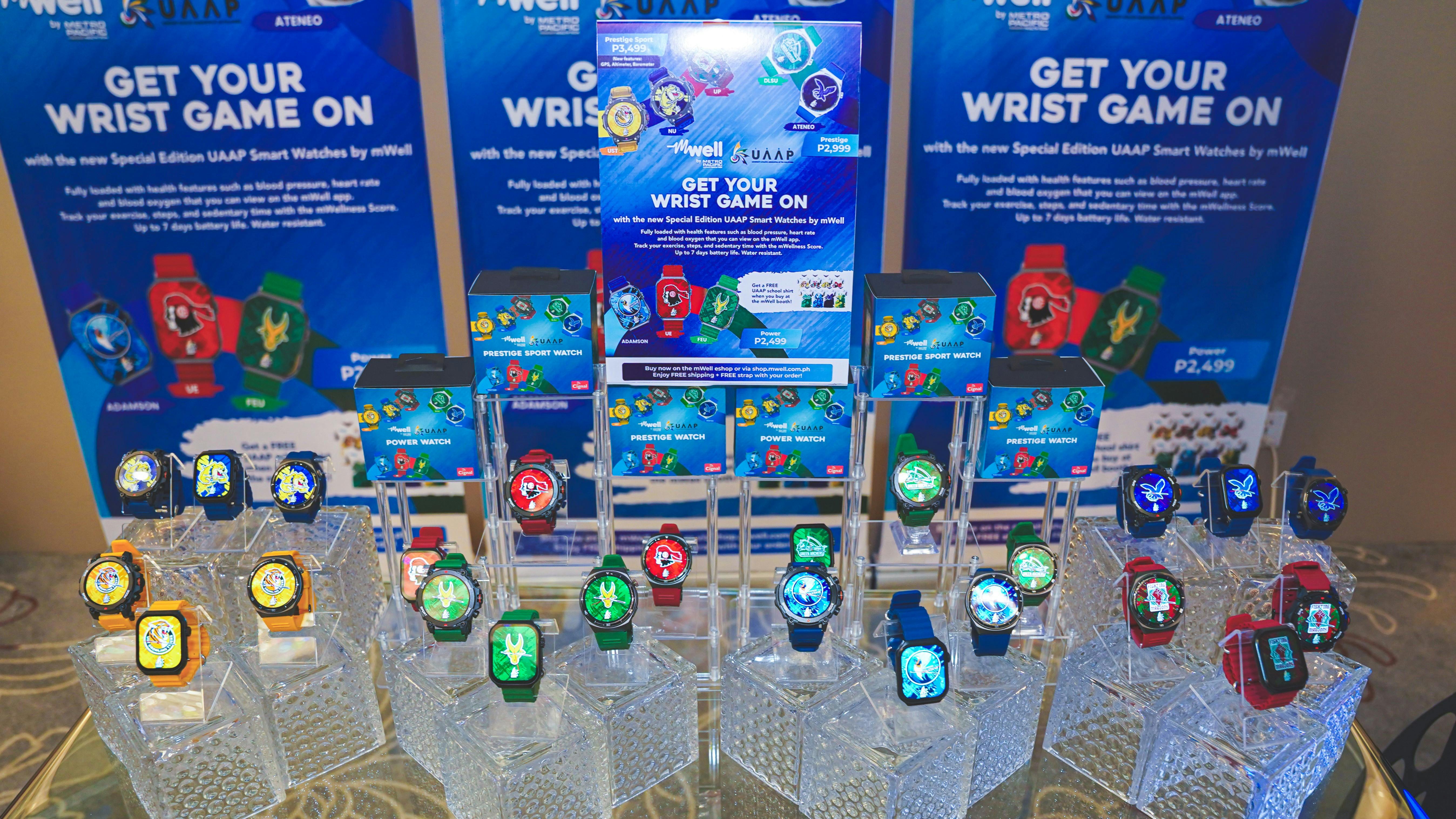 mWell partners with UAAP with special edition smartwatches just in time for Season 88